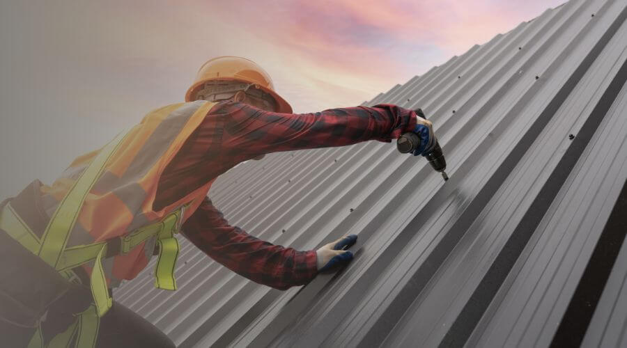 Professional metal roof installation in Hampden, ND
